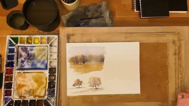 Painting Trees in Watercolour - Part I смотреть онлайн