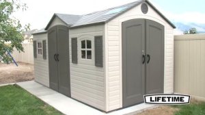 Пластиковый сарай-гараж LifeTime 60079 15'x8' DD