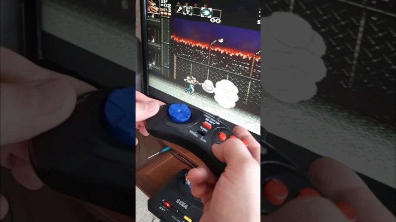 Мега урон волка в Contra Hard Corpse #dendy #денди #16bit #megadrive #sega #shotrs #игры #ретро