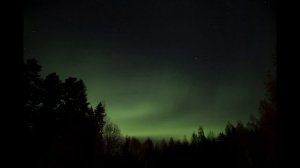 Aurora Borealis in Swedish Lapland