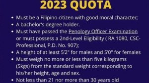 ANO ANG KURSO NA MAARING MAKAPASOK SA BJMP - BFP - PNP?