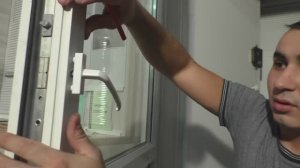 Установка двухсторонней ручки на пластиковой двери без снятия привода | Ремонт окон в Уфе