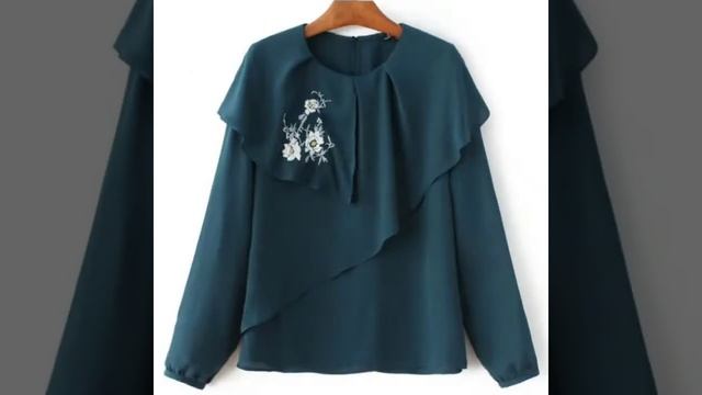 Blouses shirt Fashion Casual Chiffon OL blouse women's clothing stand neck women Tops blusas смотреть онлайн