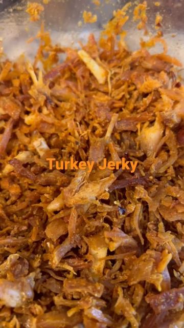 Turkey Jerky from leftover baked turkey 1lb. Shredded garlic salt pepper turmeric coriander cumin смотреть онлайн
