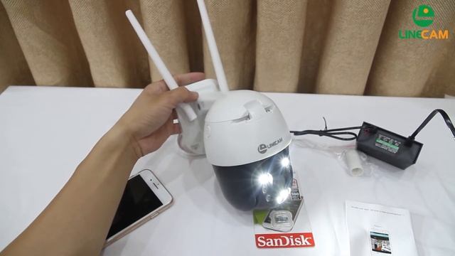 Linecam LC360H Camera wifi 3.0mp chống nước ip66 xoay 360 hỗ trợ led xem đêm có màu. смотреть онлайн