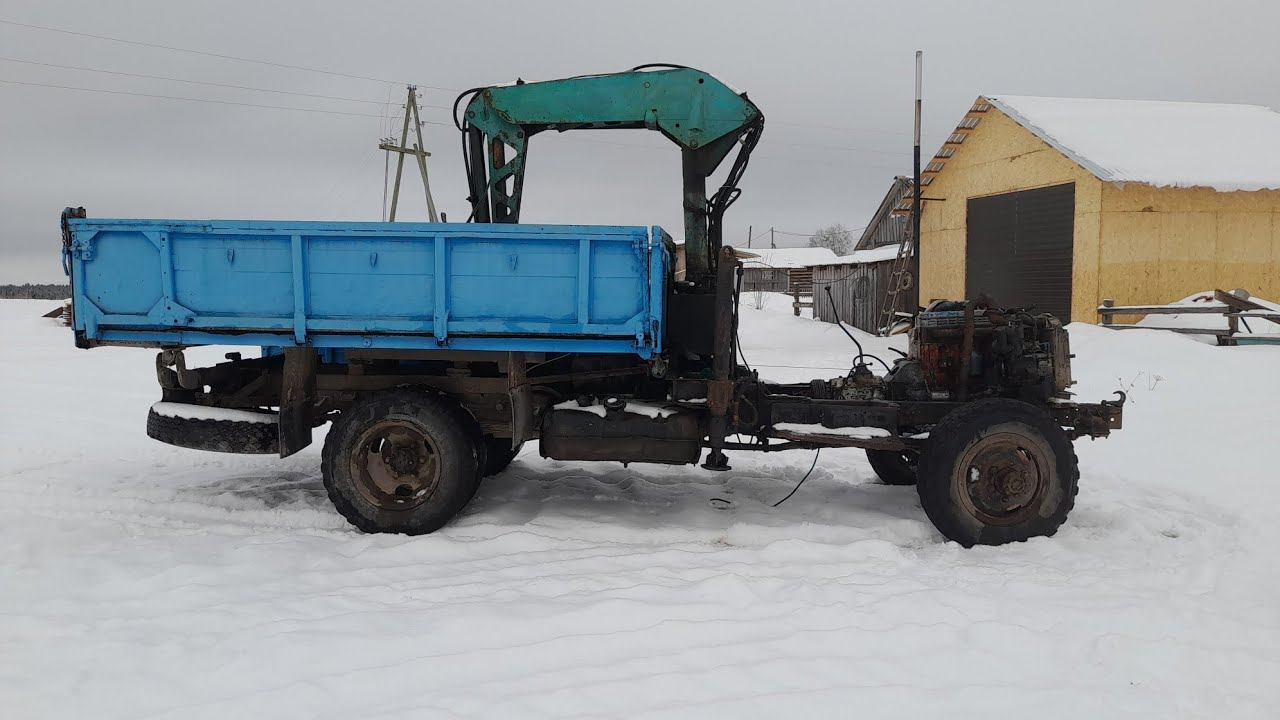 ГАЗ 53 дизель самосвал полный привод манипулятор. Дымовое!!!