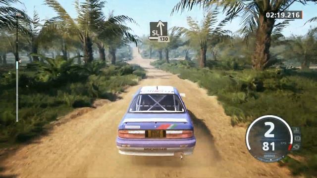 EA Sports WRC - Time Trial - Indonesia - Moearaikoer - Mitsubishi Galant VR4 смотреть онлайн