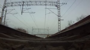 Под поездом Сапсан Full HD 1080p