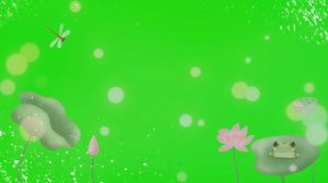 HD FROG SWAMP OVERLAY GREEN SCREEN