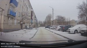 Пример видео с камеры заднего вида видеорегистратора iBOX Epic WiFi Dual через тонировку 5%