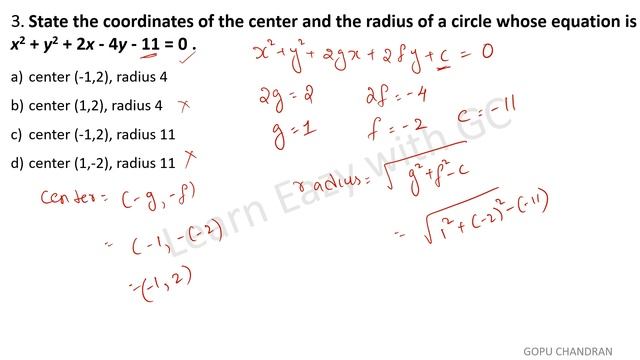 EQUATIONS OF CIRCLES || RRB NTPC CBT1 2020/21 || MATHS Questions || Target CBT2/GROUP D смотреть онлайн
