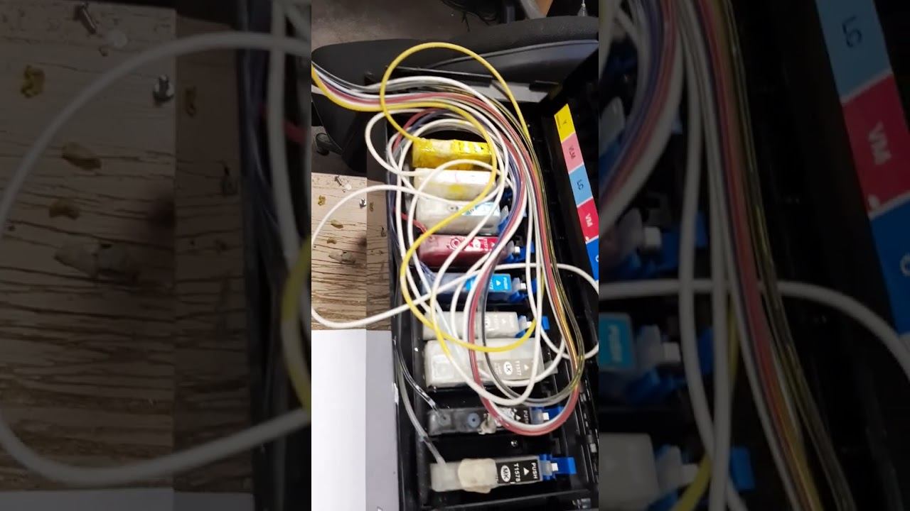 Проблемы при дтф-печати. Выпадение дюз. диагностика дтф принтера. смотреть онлайн