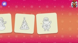 Игра "Рисовайка - новый год", Развивающая игра для детей.