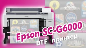 Текстильный Прорыв от компании Epson | DTF принтер Epson SC-G6000