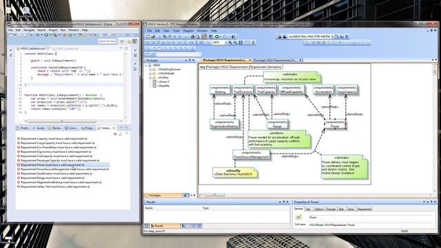 Integration between the Epsilon Validation Language and the PTC Integrity Modeler смотреть онлайн