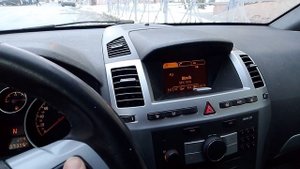 zafira b температура на экране