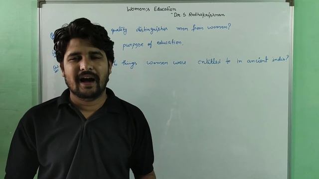 Women's Education (Questions and Answers) || NCERT 12th English