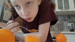 пробую мандариновое желе