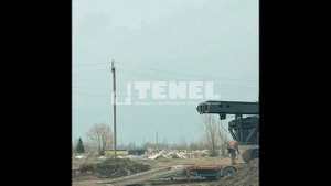 Процесс отгрузки доставки на объект и разгрузки КБУРГа за 2 минуты
