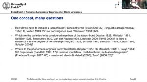 The Balkans and the Balkan sprachbund - two very loved and very despised concepts in linguistics