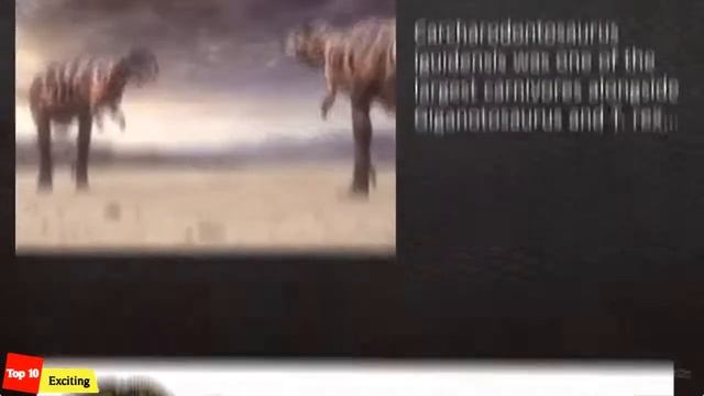 Top 10 Exciting : Top 10 most horrible dinosaurs in history смотреть онлайн