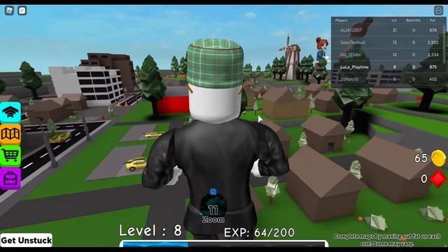 BECOME A GIANT!! Eat And Destroy! Roblox - SUBURBS - CHAPTER 1