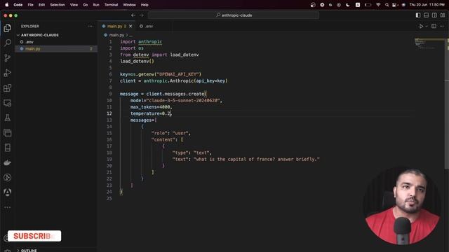 Use Claude 3.5 Sonnet API With Python | Generative AI Tools | Anthropic Claude AI