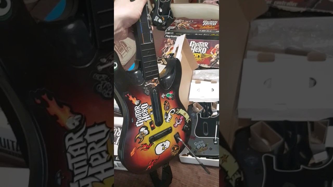 Guitar Hero контроллеры гитары #retro #игры #games #shotrs #гитара #guitar #playstation #игромания смотреть онлайн