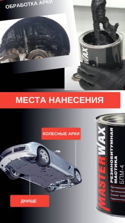 Резинобитумная мастика БПМ-4 Masterwax.