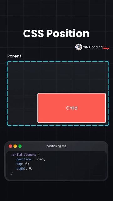 wow 😲 Set Position css Using Css #mrcodding #shorts #trending #short
