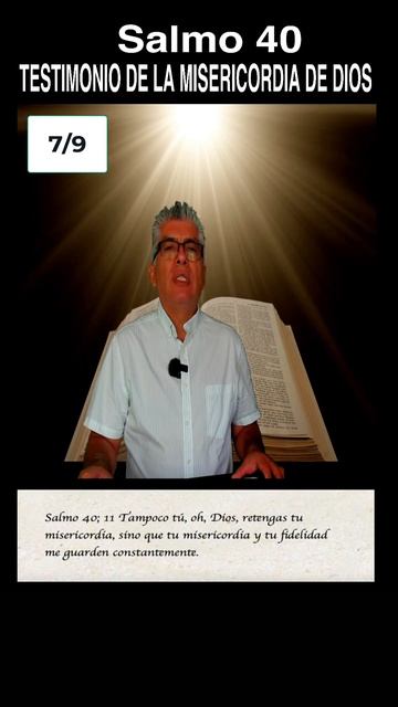 Salmo 40 Testimonio de La Misericordia De Dios 7 de 9, #religion #bíblia #cristianismo смотреть онлайн
