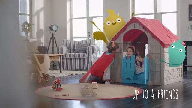 Детский игровой домик WonderFold Keter смотреть онлайн