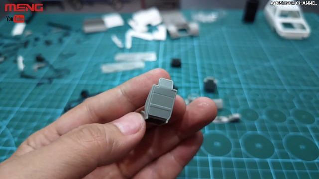 4x4 PICK UP with ZPU-1 | MENG 1/35 Scale | Kit Velociraptor Series | Full Build | Amunisi Kolektor