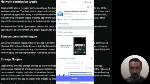 GrapheneOS - Sensors, Network, Exploit Protection | Changelog 02