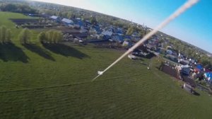 Прицепили камеру к воздушному змею Sj4000 to kite Подняли ввоздух на большую высоту.