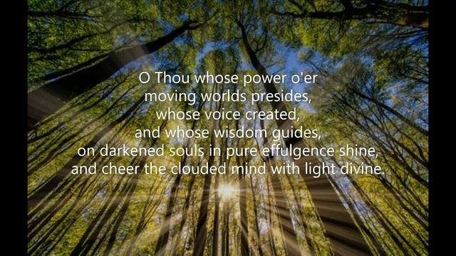 O Thou Whose Power (#290 Common Praise 1998 - Healing) Boethius Orlando Gibbons смотреть онлайн