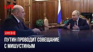 Путин проводит совещание с Мишустиным