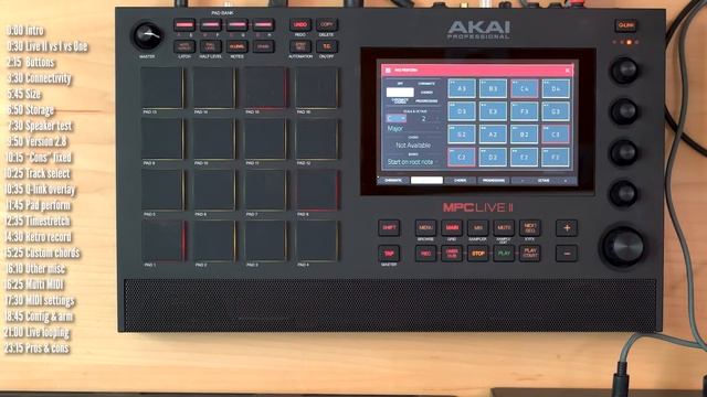 Did Akai fix the cons MPC LIVE II vs MPC ONE  Speaker test, review and 2.8 tutorial