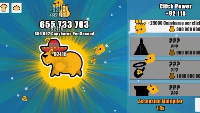 РАЗБЛОКИРОВАЛ НОВУЮ ОЧИВКУ В Capybara Clicker!!!! смотреть онлайн