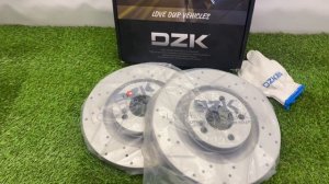 Диски тормозные передние Dzk комплект 2шт с перфорацией DZK21909 Exeed VX Exeed VX, Exeed TXL, Exeed