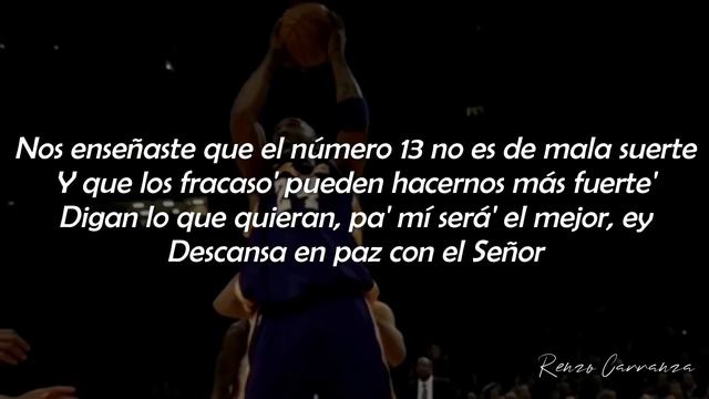 6 Rings - Bad Bunny (Tributo a Kobe Bryant) | LETRA смотреть онлайн