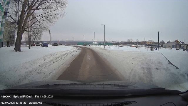 Пример видео с камеры видеорегистратора iBOX Epic WiFi Dual