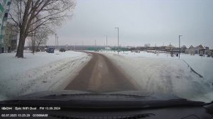 Пример видео с камеры видеорегистратора iBOX Epic WiFi Dual