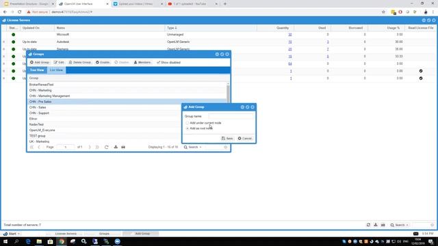 OpenLM Configuration Tutorials   Group Usage   Manual