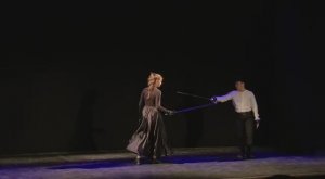 Фехтование - Алёна Куценко и Никита Ли