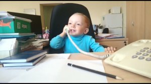 У папы на работе