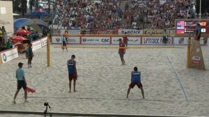 28 Beach volleyball Sochi Open 2015 Lucena-Dalhausser and Semenov-Krasilnikov