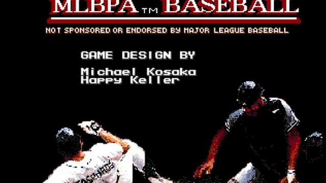 MLBPA Baseball (GEN) Gameplay