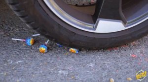 Crushing Crunchy & Soft Things by Car!   EXPERIMENT  игрушки игрушка mutfilim мутфилим детские мулт