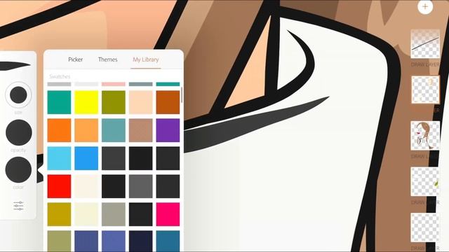 Drawing - Ferb and Vanessa into Anime (Phineas and Ferb) Adobe Draw смотреть онлайн